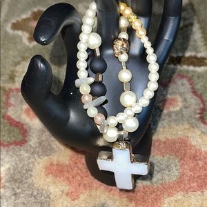 Redemption semi precious stone stack